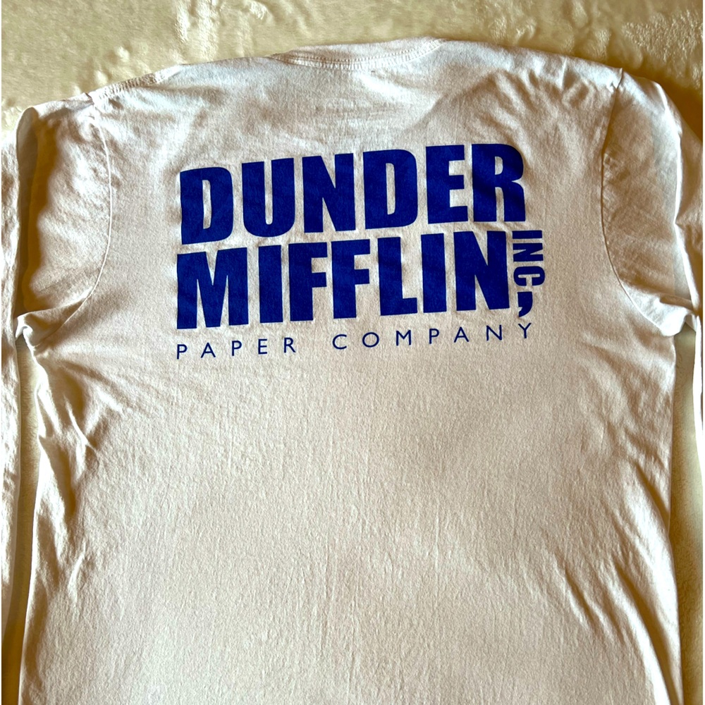 “The Office” themed “Dunder Mifflin Inc.” Paper Company Long Sleeved T-Shirt